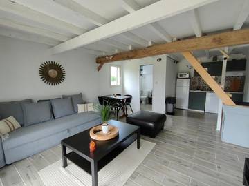 Cottage pour 3 personnes, avec jardin et vue à Conteville