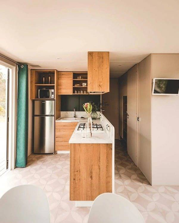Mobil home pour 6 personnes, avec jardin à Arces - 4