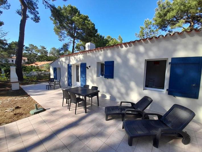 Location de vacances pour 6 personnes, avec Terrasse et Jardin dans Plage naturiste (La Faute-sur-Mer)