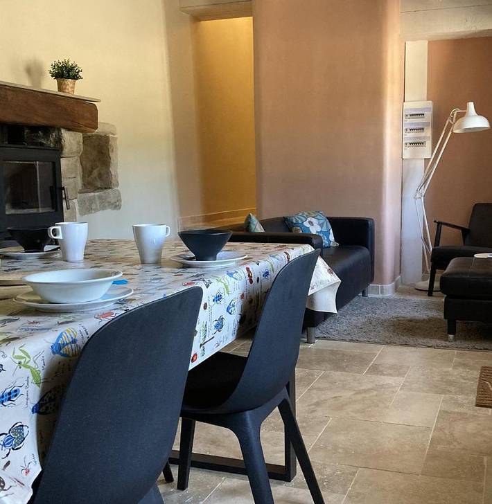Riad pour 6 personnes, avec terrasse et vue ainsi que piscine et jardin à Revest-du-Bion - 4