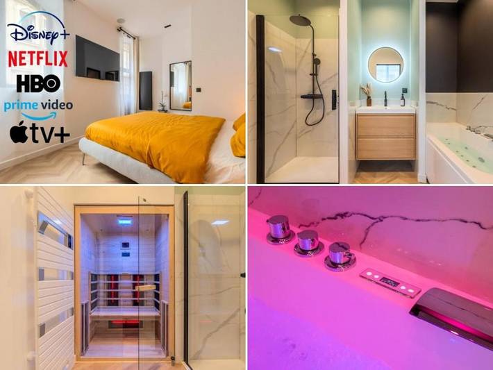 Gîte pour 4 personnes, avec sauna et jacuzzi à Saint-Quentin - 2