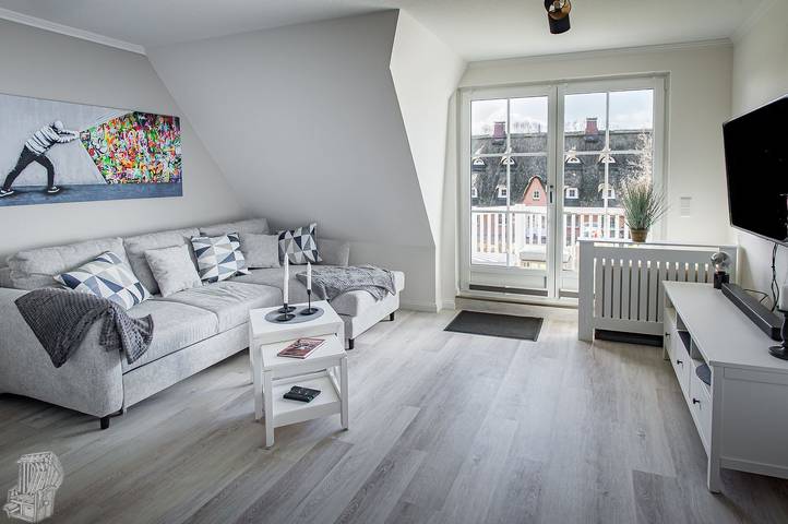 Ferienwohnung für 4 Personen, mit Ausblick und Balkon, mit Haustier in Büsumer Deichhausen - 2