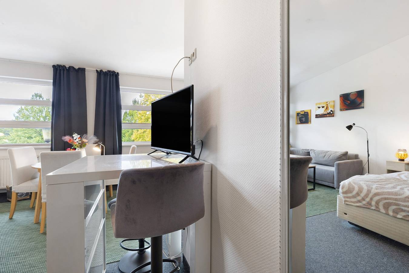 Studio-appartement voor ontspanning voor koppels of kleine gezinnen, foto 12