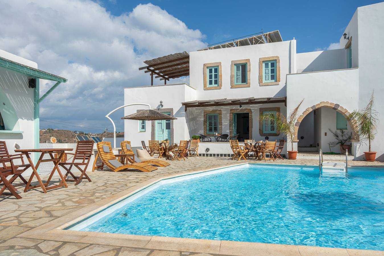Zimmer 'Doppelzimmer Meerblick Nr. 5' mit Meerblick, Wi-Fi und Klimaanlage in Skala (Patmos), Dodekanes