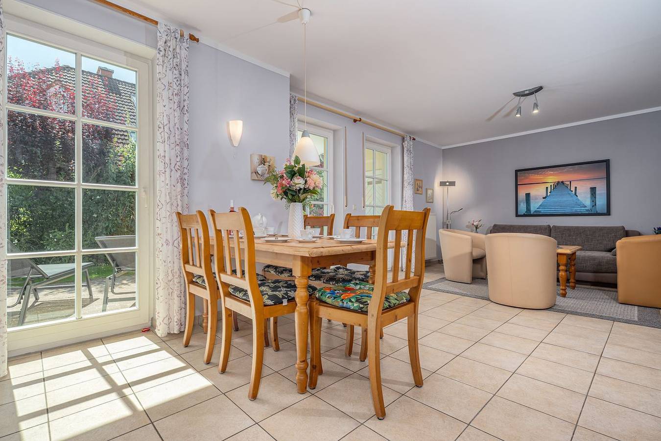 Appartement entier, Erdgeschoss-Wohnung So2 im Haus Strandoase im Ostseebad Wustrow in Wustrow, Fischland