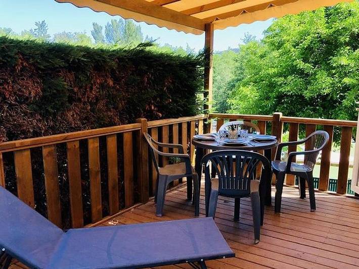 Camping L'eau Vive - Mobilheim 2 personen - Klassisch in Vernet-les-Bains, Parc naturel régional des Pyrénées catalanes