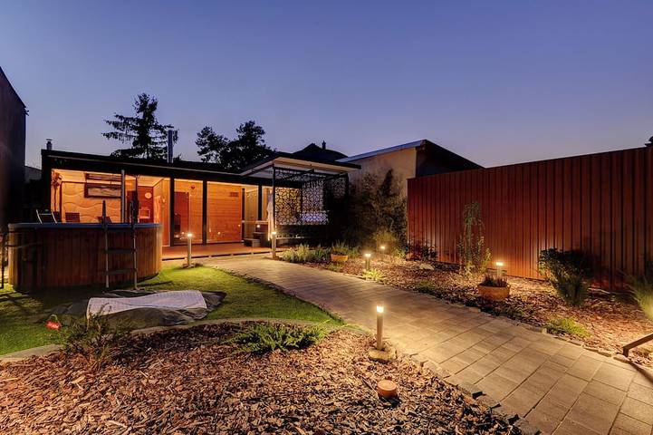 Ferienhaus für 4 Personen, mit Whirlpool und Garten sowie Sauna und Terrasse - 1