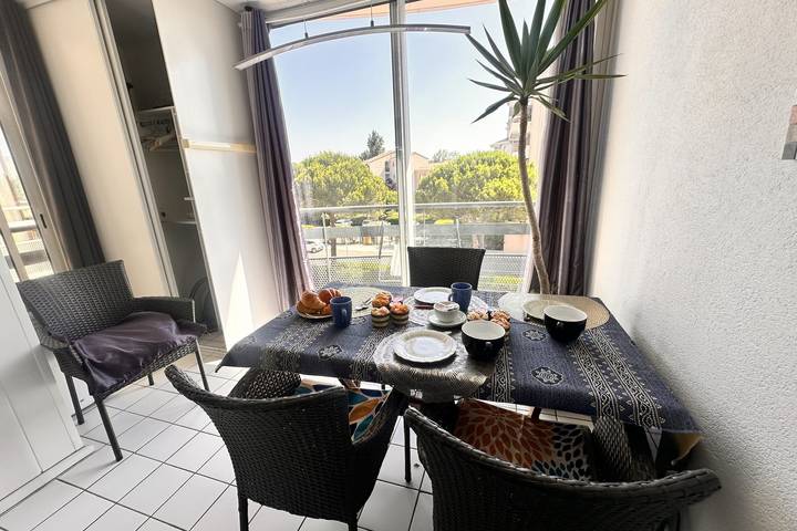 Appartement entier, L'Elysée - P2 avec parking proche de la plage in Port Camargue, Le Grau-du-Roi