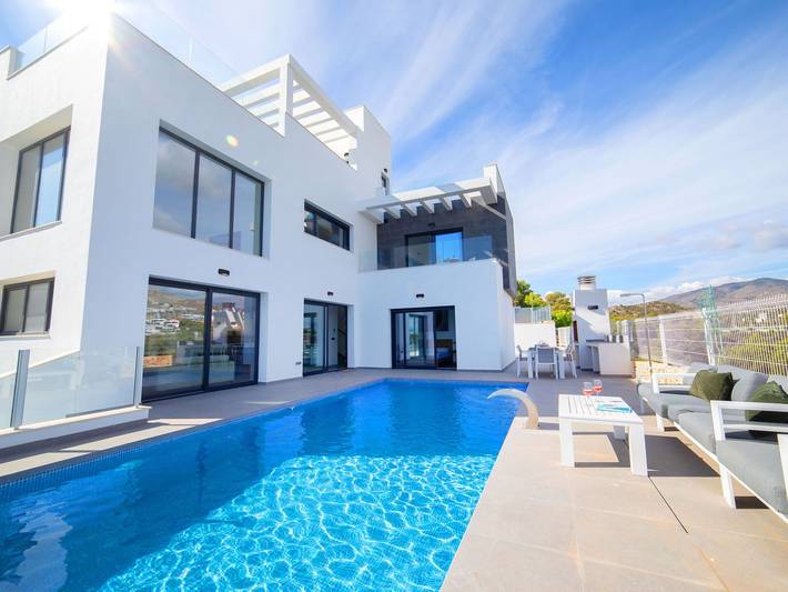 Casa rural para 8 personas, con jardín en Finestrat