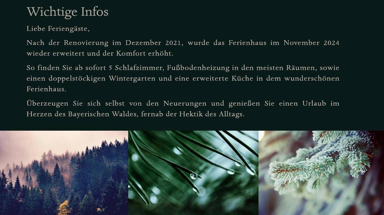 Ferienhaus Bayerischer Wald in Regen (Ostbayern), Ostbayern