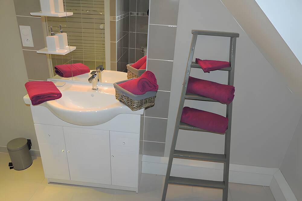 Guest Rooms 'Myosotis 3p' with Shared Garden and Wi-Fi in Saint-Aignan, Romorantin-Lanthenay region