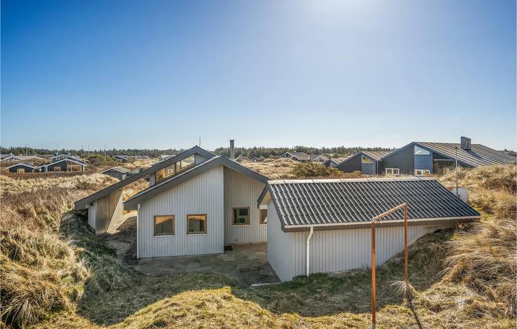 Ferienhaus mit Meerblick für 4 Personen, mit Sauna und Terrasse sowie Whirlpool in Grønhøj Strand