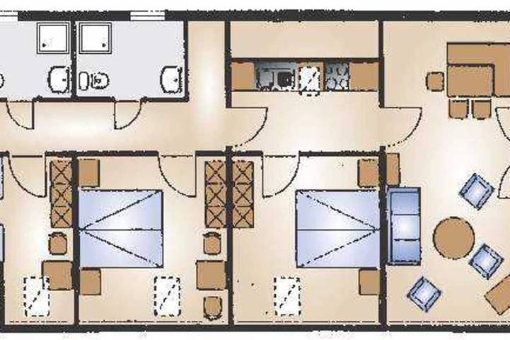Ferienwohnung für 4 Personen, mit Garten in Waldeck