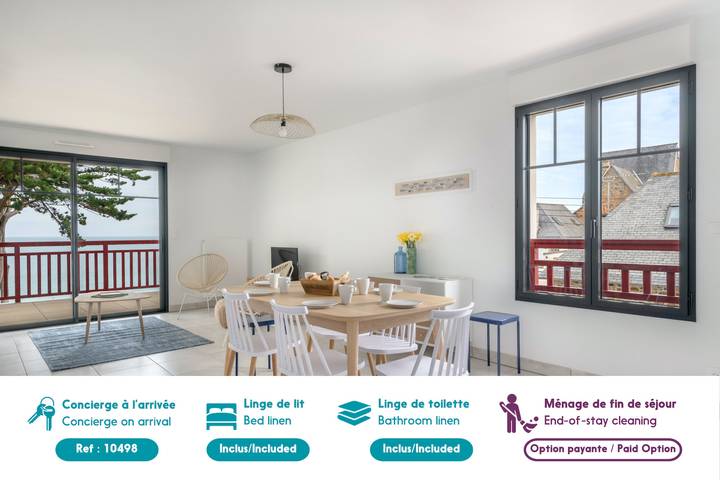 Gîte pour 8 personnes, avec terrasse à Pléneuf-Val-André - 3