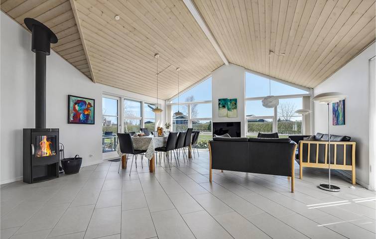 Ferienhaus für 10 Personen, mit Terrasse und Whirlpool sowie Garten und Sauna, mit Haustier in Flovt Strand - 3