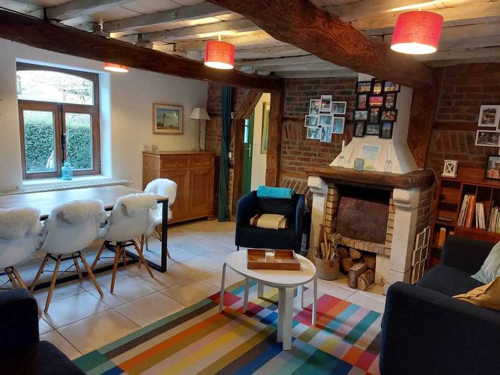 Location de vacances pour 8 personnes, avec jardin à Rochefort (Wallonie)