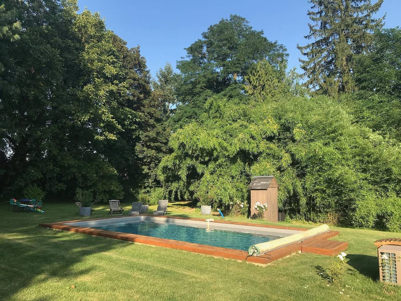 Wellness-Hütte mit Sauna und Fitnessraum in Rives de l'Ognon, Haute-Saône