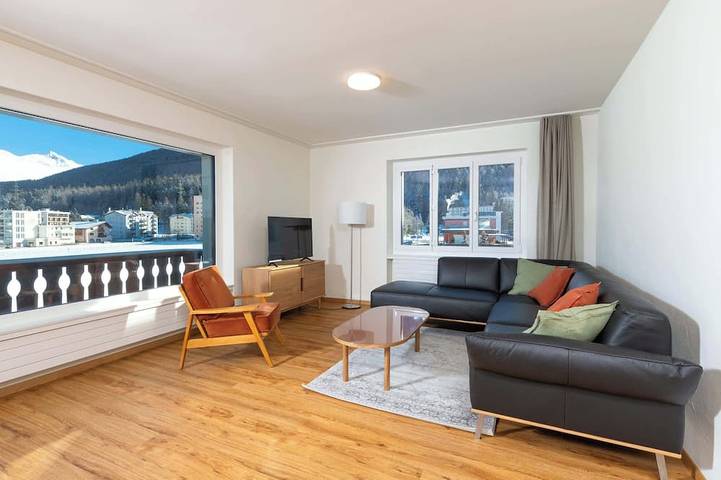 Ferienwohnung für 6 Personen, mit Balkon in St. Moritz