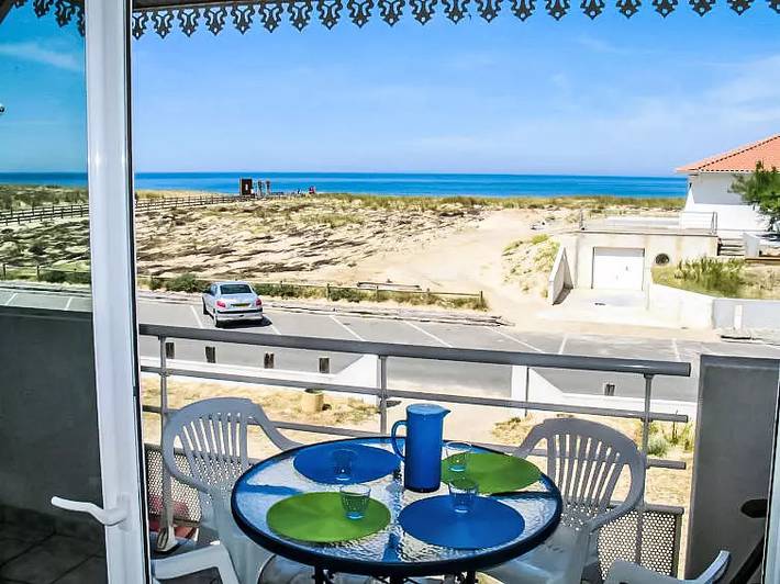 Gîte pour 4 personnes, avec balcon dans Plage sud (Mimizan Plage)