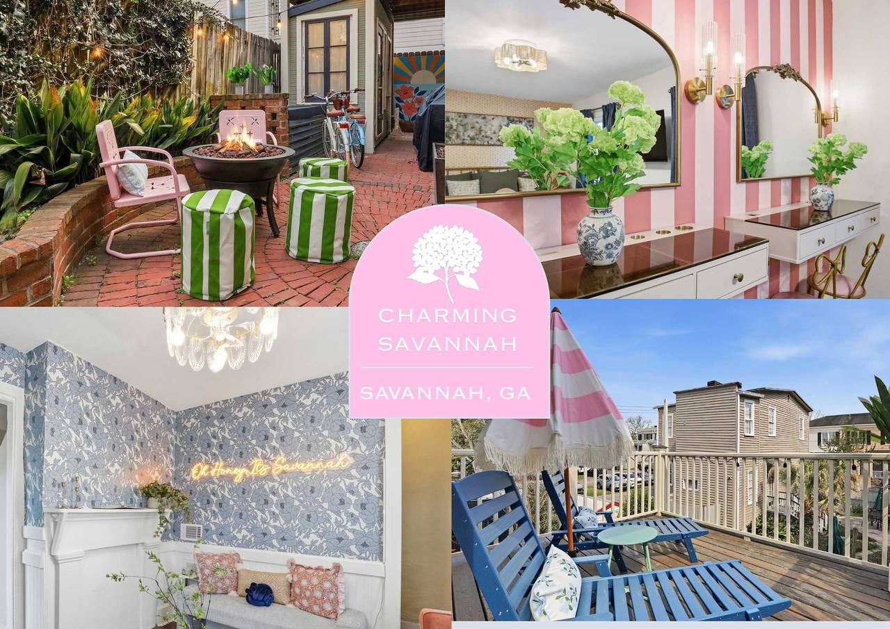 Charming Savannah Getaway   Hot Tub   Sleeps 8 in Savannah, Chatham County
