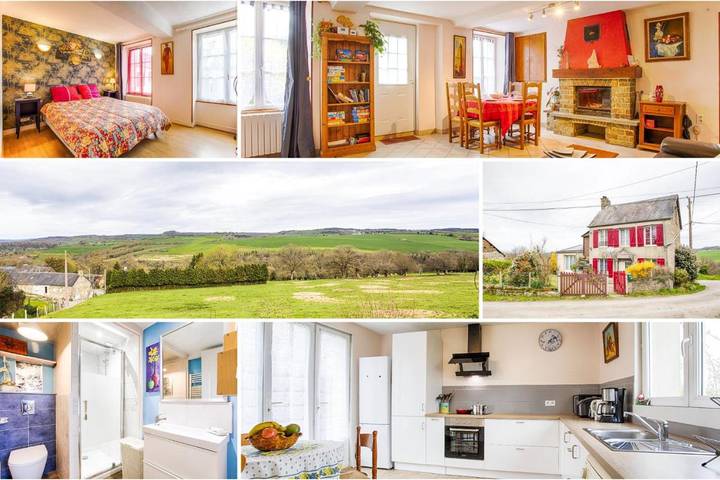 Location de vacances pour 6 personnes, avec vue et jardin à Pont-d'Ouilly - 4