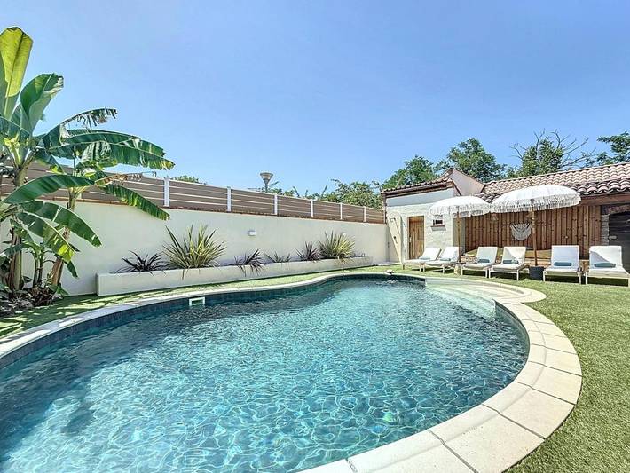 Location de vacances pour 15 personnes, avec jacuzzi ainsi que piscine et jardin à Castelnau-d'Estrétefonds - 2