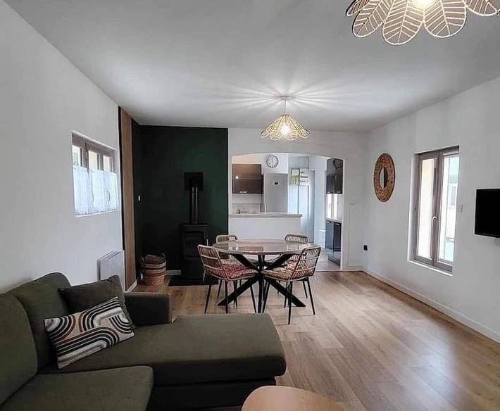 Maison de vacances pour 4 personnes, avec jardin et vue, animaux acceptés