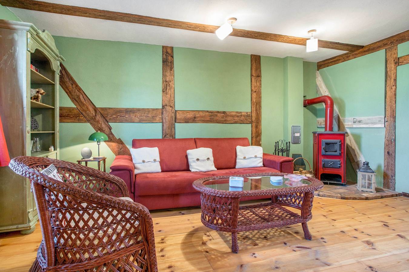 Ferienhaus „Kleiner Eselhof“ mit privater Terrasse, Garten und Wlan in Semlow, Vorpommern-Rügen