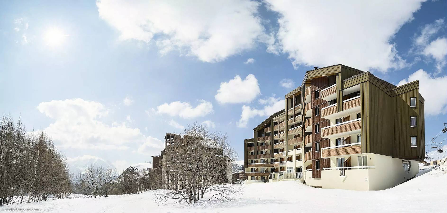 Studio entier, Studio 4 personnes - Confort in Huez, Parc national des Écrins