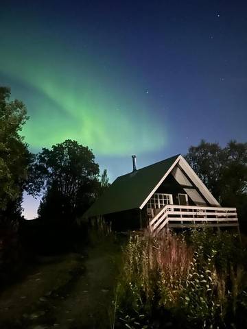 Ferienhaus für 5 Personen, mit Garten und Ausblick sowie Terrasse, mit Haustier in Tromsø