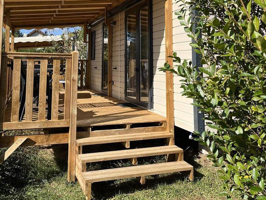 Camping de la Liez - Ciela Village - Mobilheim 4 personen - Ciela Confort - 2 Zimmer in Peigney, Haute-Marne