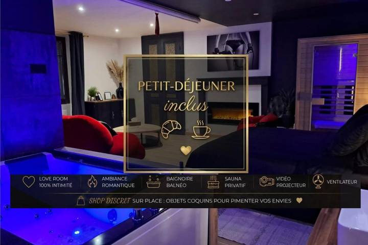 Appartement de vacances pour 2 personnes, avec Jacuzzi ainsi que Jardin et Sauna