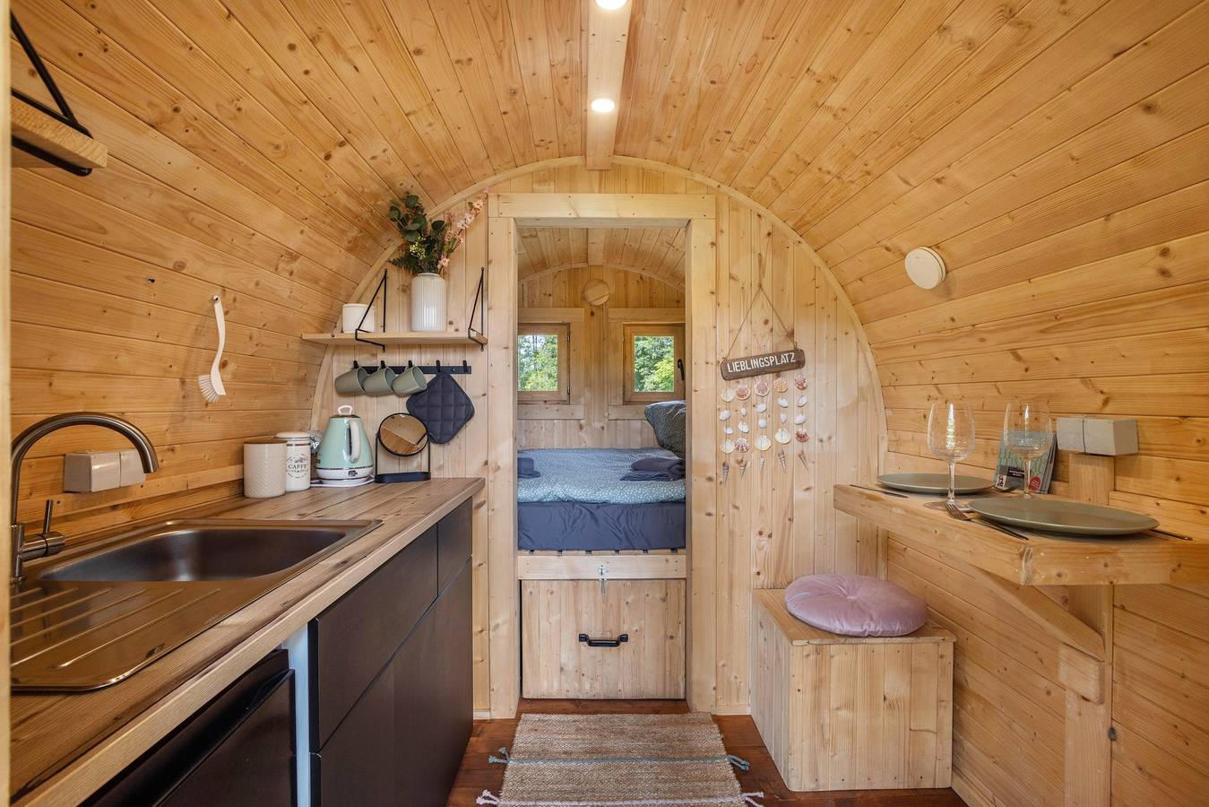 Tinyhaus 'Einzigartiges Schlaffass Am See' mit Garten in Büchen, Kreis Herzogtum Lauenburg
