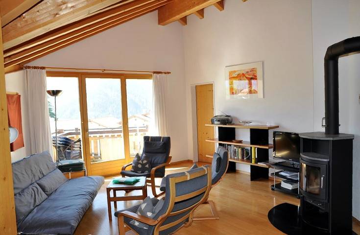 Ferienwohnung für 4 Personen, mit Balkon in Ftan