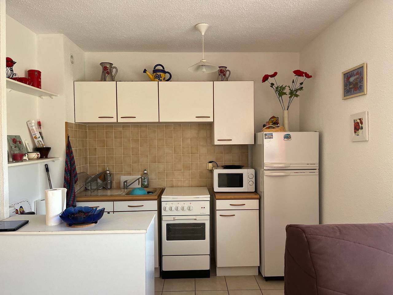 Appartement entier, Spacieux T1 Alcove, 4/6 pers - Centre Gruissan, 400m Plage, Ascenseur, Parking Proche in Gruissan (Ville), Gruissan