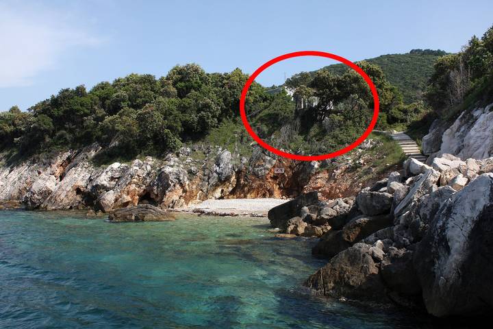 Ganze Wohnung, 1-Zimmer-Ferienwohnung am Strand Kozarica, Mljet A-4950-c in Mljet