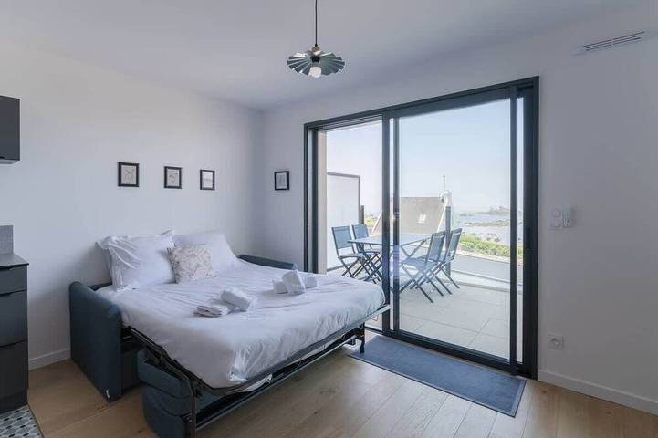 Appartement entier, Ty Moutik - Bel appartement T2 de standing vue mer in Porspoder, Région de Brest