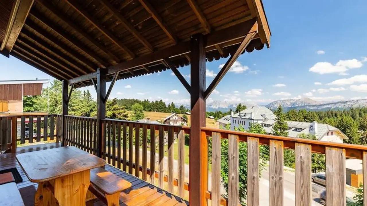 Appartement de vacances entier, Appartement de vacances pour 6 personnes avec jardin in Le Revard, Pugny-Chatenod