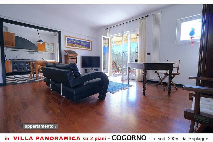 Villa tra gli ulivi - bellissima vista panoramica in San Salvatore, Cogorno