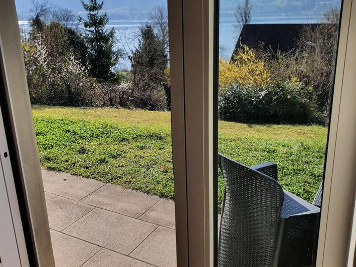 Ganze Wohnung, Ferienwohnung Seegarten - Souterrain Ferienwohnung, 50qm, 1 Schlafnische, 1 Schlafcouch. 1-2 Personen in Öhningen, Untersee