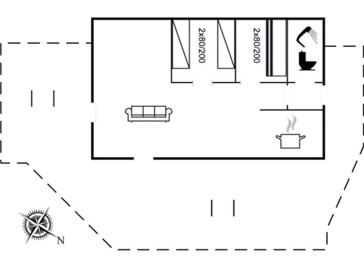 Ferienhaus für 4 Personen, mit Terrasse in Fyns Hoved - 2