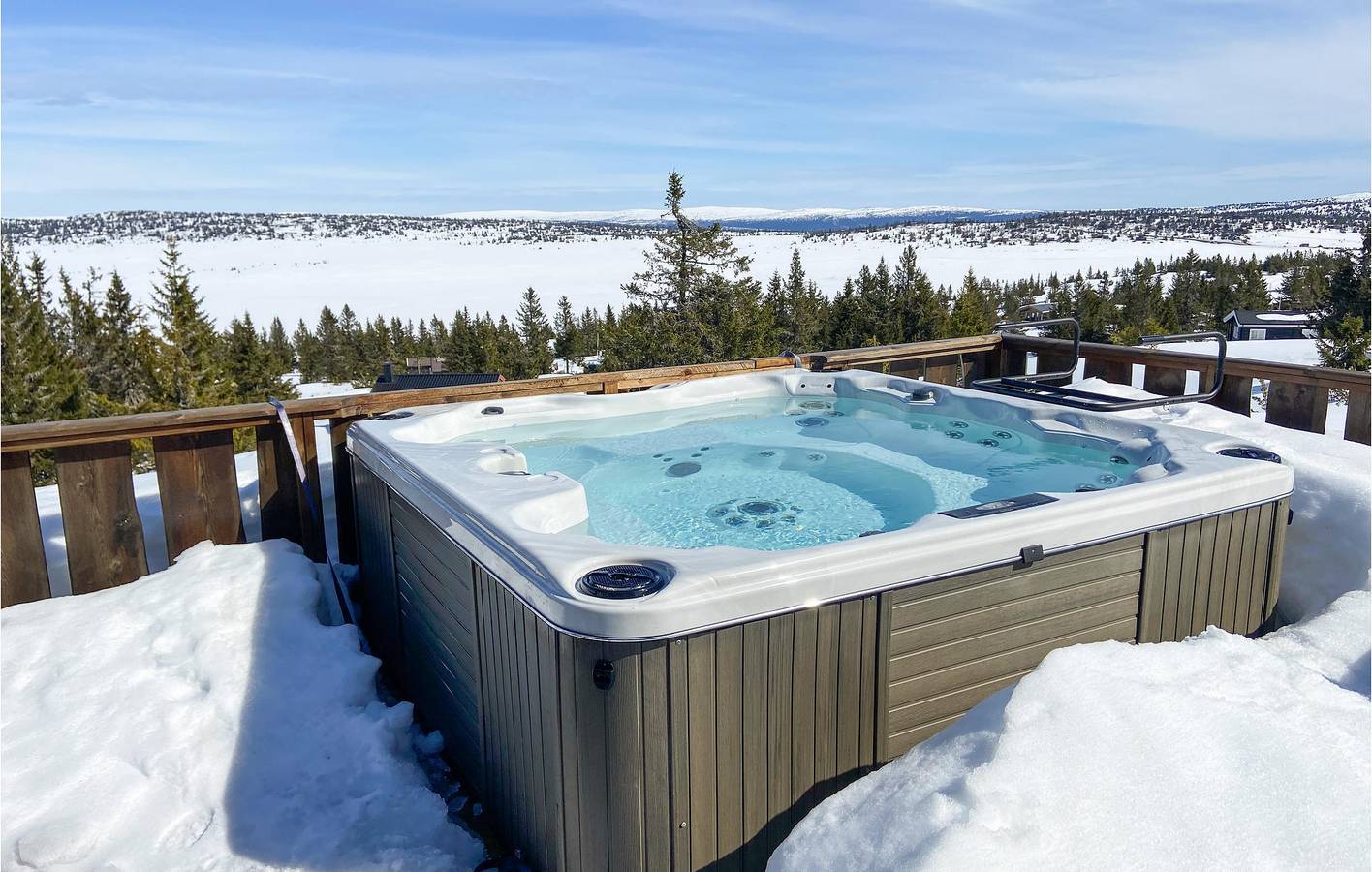 Feriehus for 10 personer med terrasse in Sjusjoen, Ringsaker 
