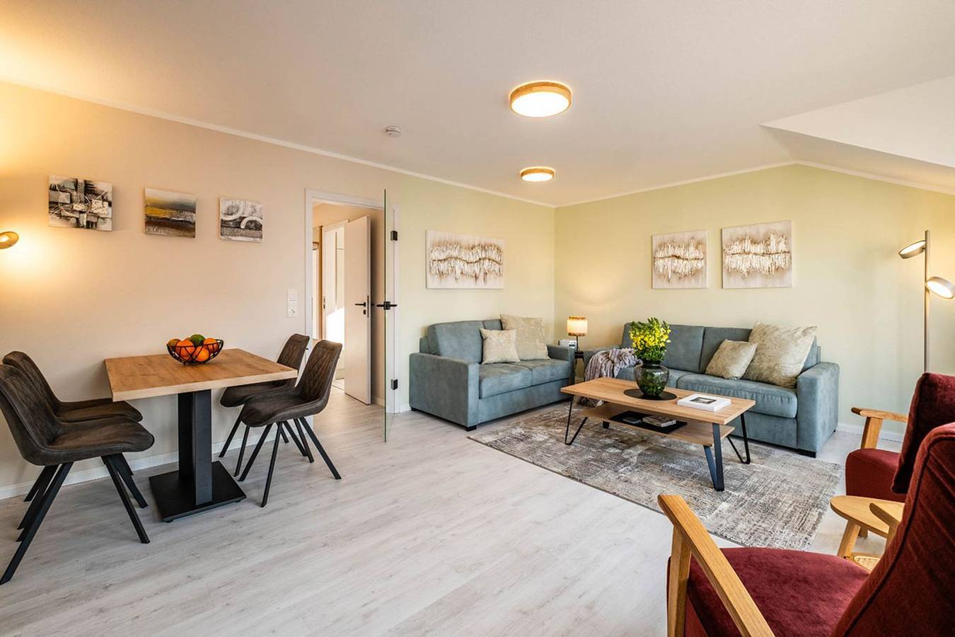 Ganze Wohnung, Apartment für 2 Personen + Schlafsofa (bis 3 Pers.) - Das Herz von Büsum im Visier in Hafen Büsum, Büsum