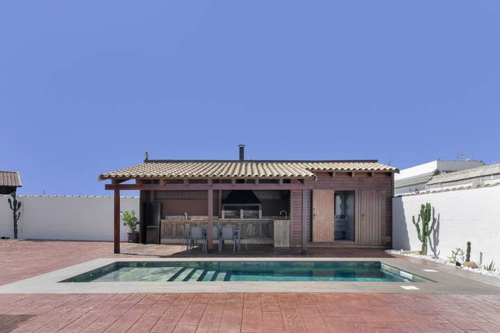Chalet para 8 personas, con Jardín