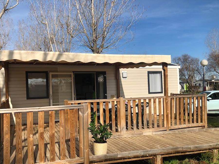 Camping l'Oasis Palavasienne - Mobilhome 4 personas - Casa móvil de 2 dormitorios - Pmr acceso en silla de ruedas in Lattes, Côte d'Améthyste