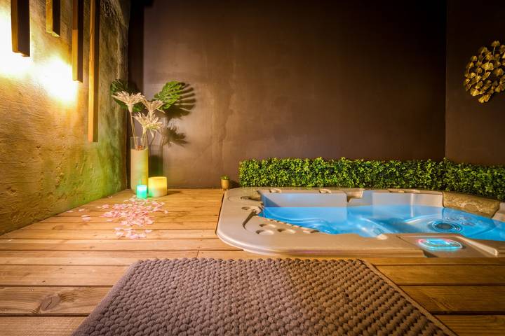 Chambre d’hôte pour 3 personnes, avec Jacuzzi