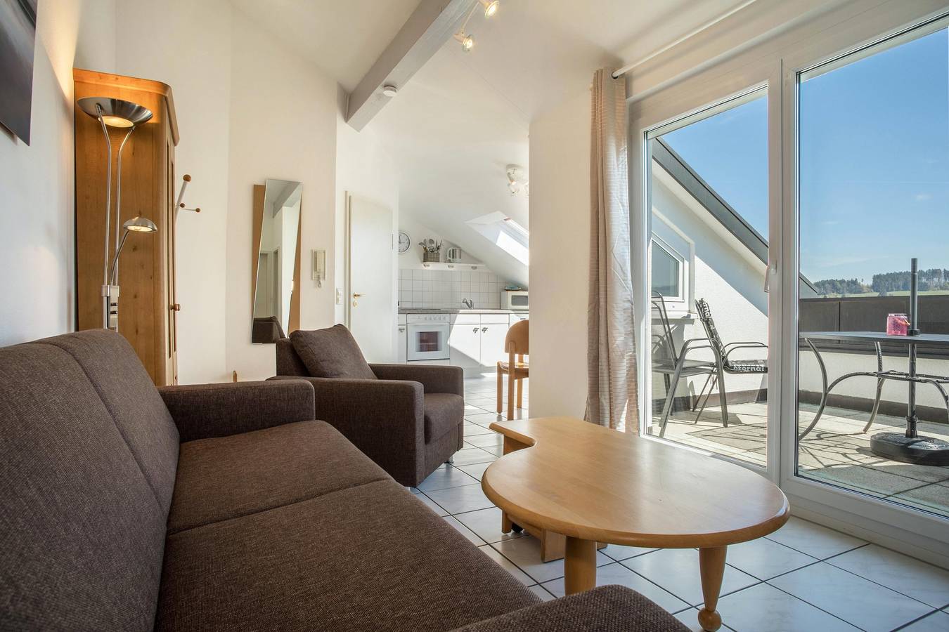 Ganze Wohnung, “Ferienwohnung Gelb” auf Ferien- und Obsthof Sonnenhalde in Bodolz, Bayerisch Schwaben