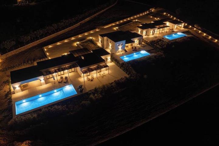 Villa für 20 Personen, mit Pool in Aliki