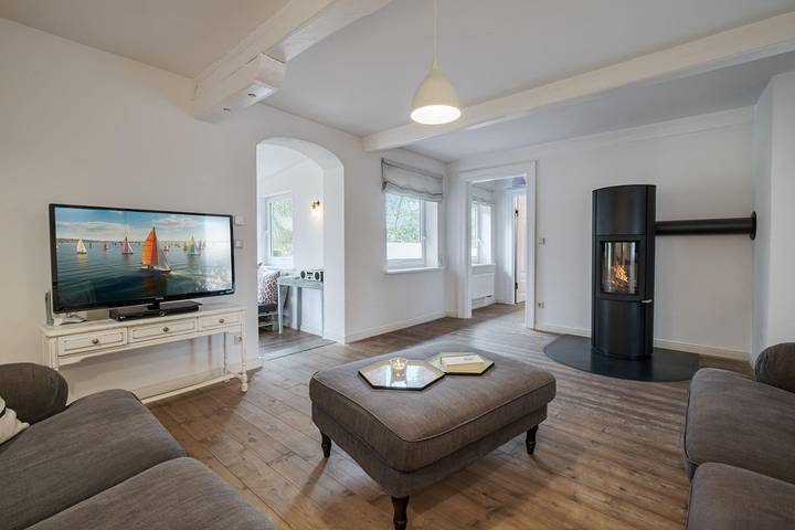 Ferienwohnung für 6 Personen, mit Terrasse und Garten sowie Sauna und Ausblick in Sterup - 3