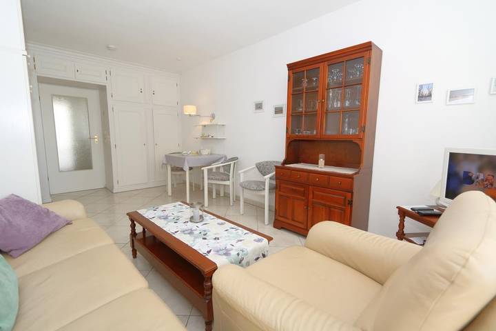 Ferienwohnung für 2 Personen, mit Balkon und Sauna, kinderfreundlich auf Sylt